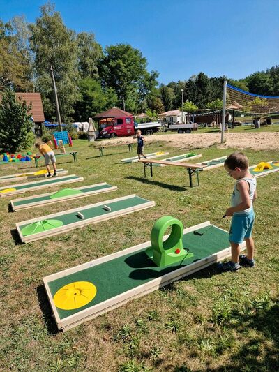 Mobile Minigolfanlage